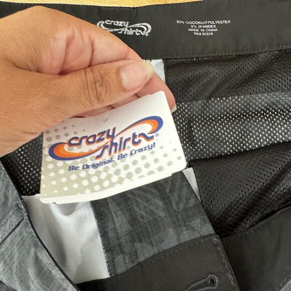 Crazy Shirts Expedition Shorts Mens 34 Cargo Performance Stretch Pattern - Picture 10 of 12